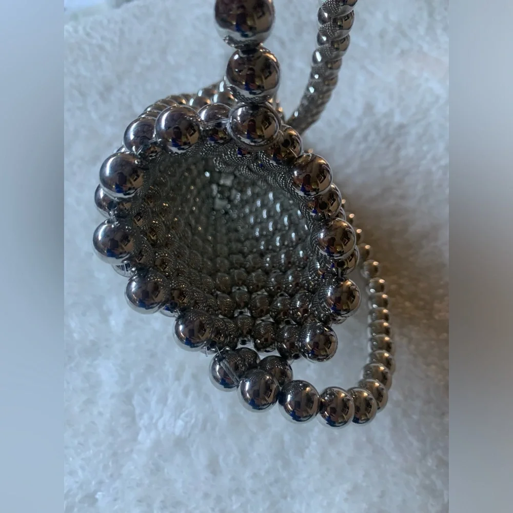 RARE 90’s 🪩 DISCO Beaded Handbag, DISCO - Picture 4 of 5